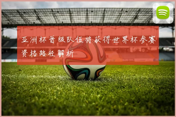 亚洲杯晋级队伍将获得世界杯参赛资格路径解析